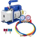 Produktbild: Vevor 3cfm Leere Einstufige Vakuumpumpe, 1/4hp Vakuumpumpe 2-wege Unterdruckpumpe Klimaanlage, 220v Vakuumpumpe Unterdruckpumpe