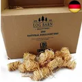 Produktbild: Log-Barn holzwolle, natürliche holzfeuer-anzünder, umweltfreundlich, 200 stück p
