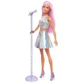 Produktbild: Barbie Pop-Star-Puppe gekleidet in einem schillernden Rock mit Mikro (US IMPORT)