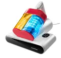 Produktbild: CLEANmaxx Matratzenreinigungsgerät Milbensauger Rotation mit UV-C-Licht & HEPA-Filter für Allergiker, 400 W, beutellos, Handstaubsauger für Matratzen, Ultraschall- & Wärmefunktion