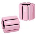 Produktbild: TOPESCT 2 PCS Verstellbare Handgelenkgewichte Knöchelgewichte Set Gewichtsmanschetten für Handgelenk Yoga, Tanz, Barre, Pilates, Kardiotraining, Aerobic, Walking