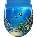Produktbild: Woltu WC, Blau, Kunststoff, Oval, 31x2.51x48 cm, Badezimmer, WC Ausstattung, WC Sitze