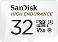 Produktbild: SanDisk High Endurance - Flash-Speicherkarte (microSDHC/SD-Adapter inbegriffen) - 32GB - Video Class V30 / UHS-I U3 / Class10 - microSDHC UHS-I (SDSQQNR-032G-GN6IA)