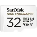Produktbild: Sdsqqnr032ggn6ia - Microsdhc-speicherkarte 32gb, Sandisk High Endurance (sdsqqnr-032g-gn6ia)