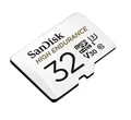Produktbild: SanDisk High Endurance microSDHC Memory Card + SD Adaptor, SDSQQNR-032G-GN6IA