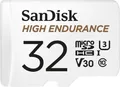 Produktbild: High Endurance microSDHC Speicherkarte 32 GB + Adapter Für Dash-Cams und priv...