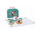 Produktbild: Hape Spielset Teestunde 15 teilig mit Teekanne Teetassen Picknikdecke Kekse
