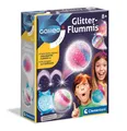 Produktbild: Clementoni Galileo Crazy Ball Glitter Flummis Fußball Experimentierkasten 59220