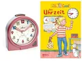 Produktbild: Atlanta Wecker ohne Ticken + Buch Conni Die Uhrzeit - 2127/17 BU (Rosa Conni)