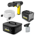 Produktbild: Kärcher Druckreiniger OC Handheld Compact Adventure, Mitteldruck, max. 15 bar, klappbar, USB-C-Anschluss, 150 l/h, Gewicht: 0,8 kg, 4-in-1 Multi Jet, Schlauch (5 m), Schaumdüse Pro, Wasserkanister