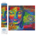 Produktbild: Diamond Dotz DD9-027 Buddha, ca. 40 x 37 cm groß, Diamond Painting, Malen mit Diamanten, funkelndes Bild zum Selbstgestalten, für Kinder und Erwachsene