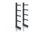 Produktbild: STIER Kragarmregal schraubbar einseitig 1 Feld mit 4 Ebenen 1280x3130x400mm