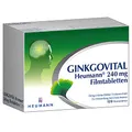 Produktbild: GINKGOVITAL Heumann® 240 mg Filmtabletten – Natürliche Unterstützung für Gedächtnis & Konzentration bei altersbedingt nachlassender Leistungsfähigkeit, mit Ginkgo-Biloba-Blätter-Trockenextrakt, 120 St