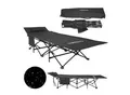 Produktbild: 24MOVE® Feldbett Campingbett bis 150 kg In-und Outdoor Camping faltbar mit Seitentasche und Kissen