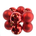 Produktbild: Kaemingk Christbaumkugeln Christmas Red rot Ø 8 cm aus Glas - 6er Set