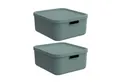 Produktbild: ROTHO Aufbewahrungsbox Albula Light 2er-Set Aufbewahrungskiste 20l (Aufbewahrungsboxenset, 2er-Set)