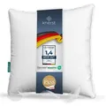 Produktbild: KNERST Federkopfkissen Federkopfkissen - Kopfkissen Feder 80x80, 40x80, Füllung: Federn, Bauchschläfer, Rückenschläfer, Seitenschläfer, Hergestellt in Deutschland, für Allergiker geeignet 80 cm x 80 cm