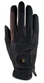 Produktbild: Roeckl Sports Reithandschuh Malta, Turnier Sommer Handschuh, Schwarz/Mokka 6.5