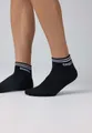 Produktbild: SNOCKS Sneakersocken kurze Socken für Herren & Damen mit Logo (4-Paar) mit Rippbund, verstärkte Sohle, halbhoch, aus Bio-Baumwolle