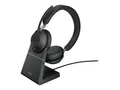 Produktbild: Jabra Evolve2 65 UC Stereo Headset On-Ear schwarz 26599-989-989