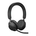 Produktbild: Jabra 26599-989-989 Jabra Headset Evolve2 65 UC Duo, inkl. Link 380a & Ladestat.