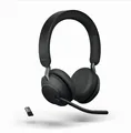 Produktbild: JABRA Evolve2 65 Stereo UC USB-A Bluetooth, inkl. Tasche,  Schwarz, BRANDNEU