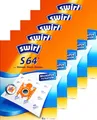 Produktbild: 5 Pakete SWIRL S 64 MicroPor Staubsaugerbeutel S64 - 20 Beutel frei Haus per DHL