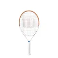 Produktbild: Wilson Roland-Garros 2026 Elite Jr 23 Tennisschläger, Leicht & einfach zu manövrieren, Mit Halbhülle zum Schutz des Schlägers, Farbe: Navy/Orange, Größe: 23