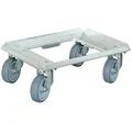 Produktbild: Logistikroller aus Alu, für Behälter 400 x 300 mm, offenes Deck