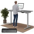 Produktbild: Ergotopia Schreibtisch Desktopia One (elektrisch höhenverstellbarer Schreibtisch) schwarz 160 cm
