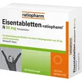 Produktbild: Eisentabletten-ratiopharm N 50 mg Filmtabletten 100 St