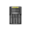 Produktbild: Nitecore Universal Ladegerät UMS4 3000 mA USB Erwachsene Unisex schwarz L 159 x B 107 x H 41
