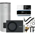 Produktbild: Buderus Wärmepumpen-Hybridsystem WLW-5 MB A H, SH300 Speicher, HYC25, MC110 & RC310