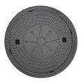 Produktbild: HYDROTEC Schachtabdeckung Motiv Windrose Kompass