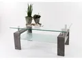 Produktbild: Couchtisch PAROLI, grau (steinoptik), B:100cm H:45cm T:60cm, Tische, Eckige Couchtische Couchtisch Glas-Couchtisch