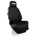 Produktbild: fixcape Pro Schonbezug Autositz vorne universal wasserdicht schwarz, Auto-Sitzbezug Vordersitze, Sitzschoner Auflage Schutz Fahrersitz