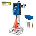 Produktbild: Scheppach Tischbohrmaschine DP60 SE inkl. 7-tlg. HSS Bohrerset | Digitaldisplay | LED-Licht & Laser | Bohrfutter 1,5–13mm | 710 W | 2-Gang Bohrmaschine mit variabler Drehzahl: 170–880/490–2600 min-1