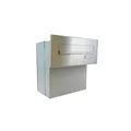 Produktbild: F-04 Mauerdurchwurf-Briefkasten variable Tiefe V2A-Edelstahl Mauerstärke 18-27cm