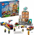 Produktbild: LEGO 60321 City Feuerwehreinsatz mit Löschtruppe, Feuerwehr-Spielzeug mit Feuerwehrauto und Minifiguren für Jungen und Mädchen ab 7 Jahren