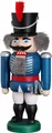 Produktbild: Nußknacker Husar blau HxBxT = 21x10x6cm NEU Weihnachten Seiffen Nutcracker Nüsse