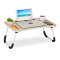 Produktbild: Laptoptisch Klapptisch für Couch Laptop-Tablett 2 kg MDF Sofa-Tablett rutschfest