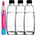 Produktbild: SodaStream CQC Reservezylinder für 60 Liter inkl. 3x 1 Liter DUO Glaskaraffen