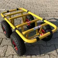 Produktbild: Plattenwagen Schwerlast Lasten Karre Transporthilfe Platten Wagen Plattenroller