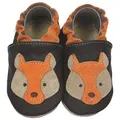 Produktbild: HOBEA-Germany Krabbelschuhe Fuchs 22/23 (11⁄2 - 2 Jahre) Krabbelsohle Krabbelschuh handgefertigt in der EU, Rutschfest und flexibel braun 22-23 EU
