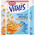Produktbild: Dr. Oetker Müsli Vitalis Knusper Weniger Süß (1,5 kg)