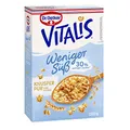 Produktbild: Dr. Oetker Vitalis Weniger Süß Knusper Pur, 1.500 g Großpackung Knuspermüsli mit 30% weniger Zucker