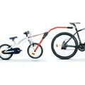 Produktbild: Peruzzo Trail Angel Tandemstange Rot bis 45 kg, Anhängerkupplung für Kinderfahrrad am Elternrad zur sicheren Fahrradtour - Rot