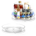Produktbild: 2 Stück Kühlschrank Organizer, Schrank Organizer Küchen Lazy Susan 360° Drehb...