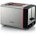 Produktbild: Bosch Toaster MyMoment TAT6M420, 2 Scheiben, 970 Watt, Edelstahl, schwarz