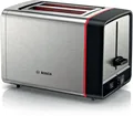 Produktbild: Toaster 2 Scheiben Edelstahl 970W Silber mit Brötchenaufsatz